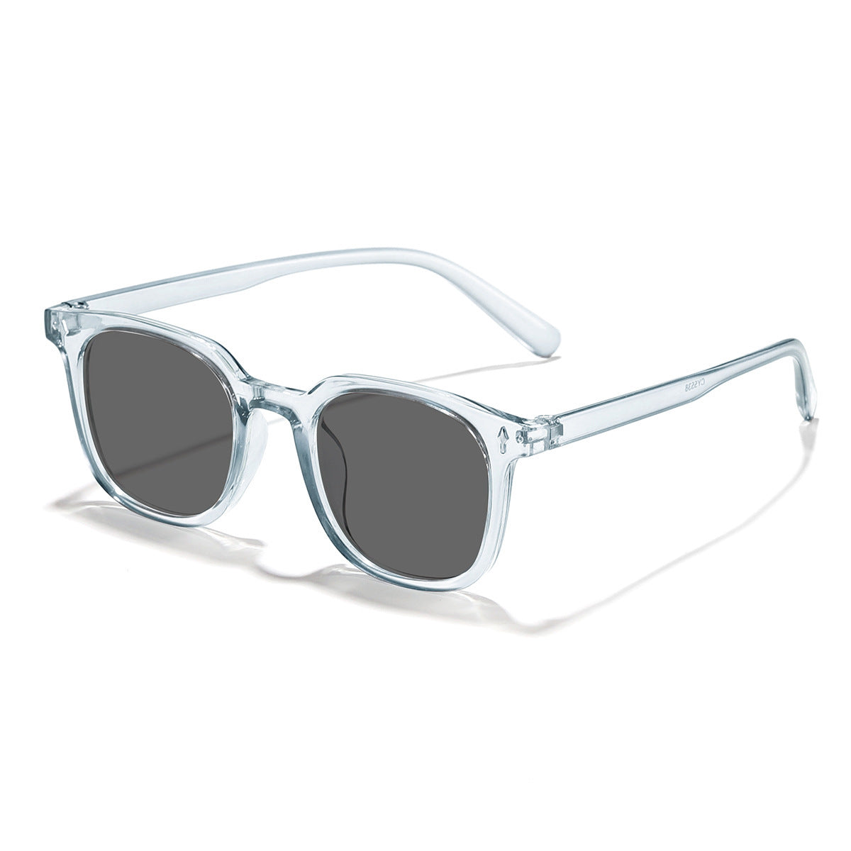 Damen modische Sonnenbrille mit transparentem Rahmen und UV-Schutz Karnz