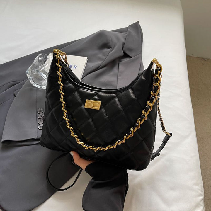 Gep quiltete Luxus-Handtasche Karnz