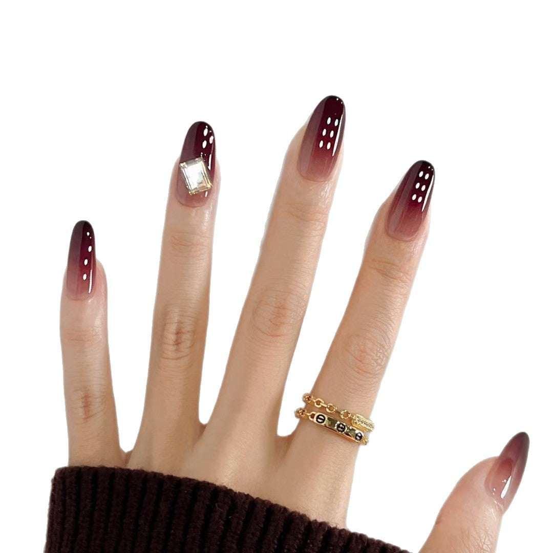 Künstlerische Ombre Nagelkunst