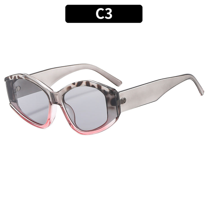 Statement Geometric Übergroße Sonnenbrille