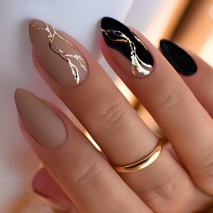 Luxus Abstract Art Press-On Nail Set Karnz