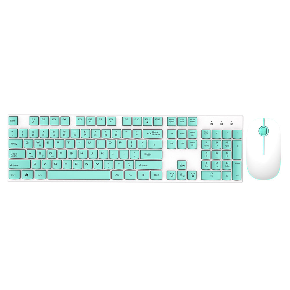 Slimline Kabelloses Tastatur und Maus Set Karnz