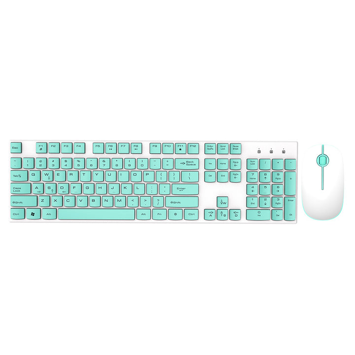 Slimline Kabelloses Tastatur und Maus Set Karnz
