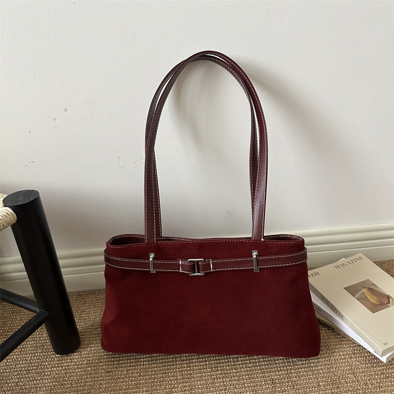 Wildleder Handtasche