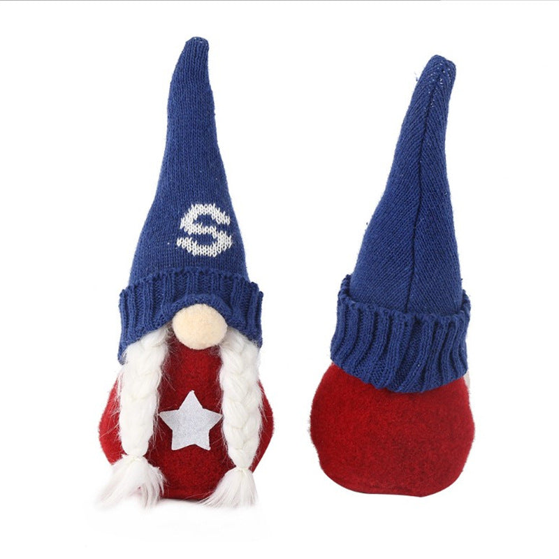 Dekorative patriotische Gnome-Figuren Karnz