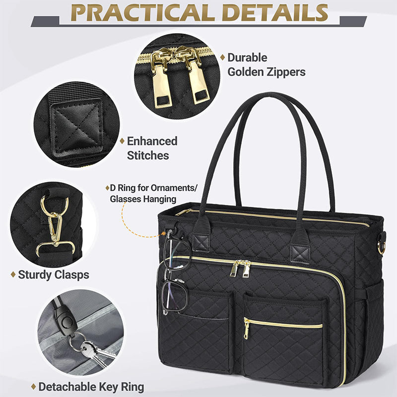 Elegante Strukturierte Handtasche Karnz