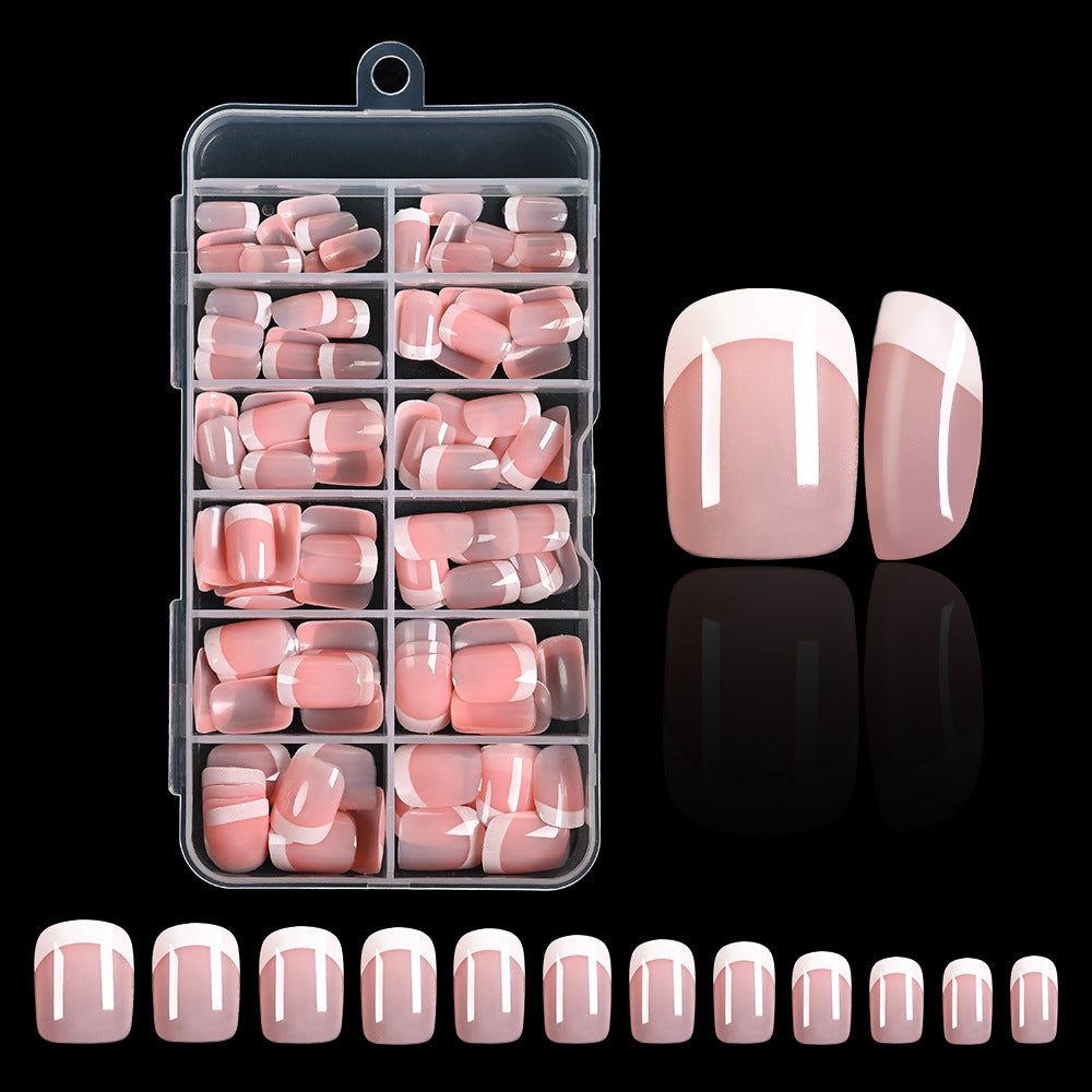 Premium French Tip Fake Nail Kollektion Karnz