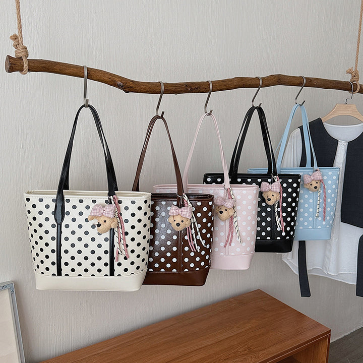 Polka Dot Print Leichte Tragetasche Karnz