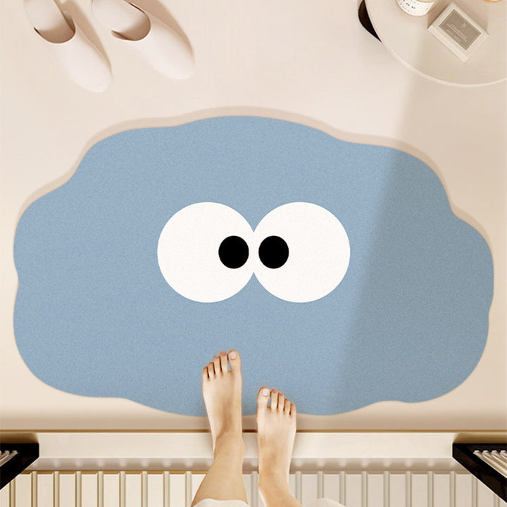 Verspielt Cartoon Blob Badevorleger