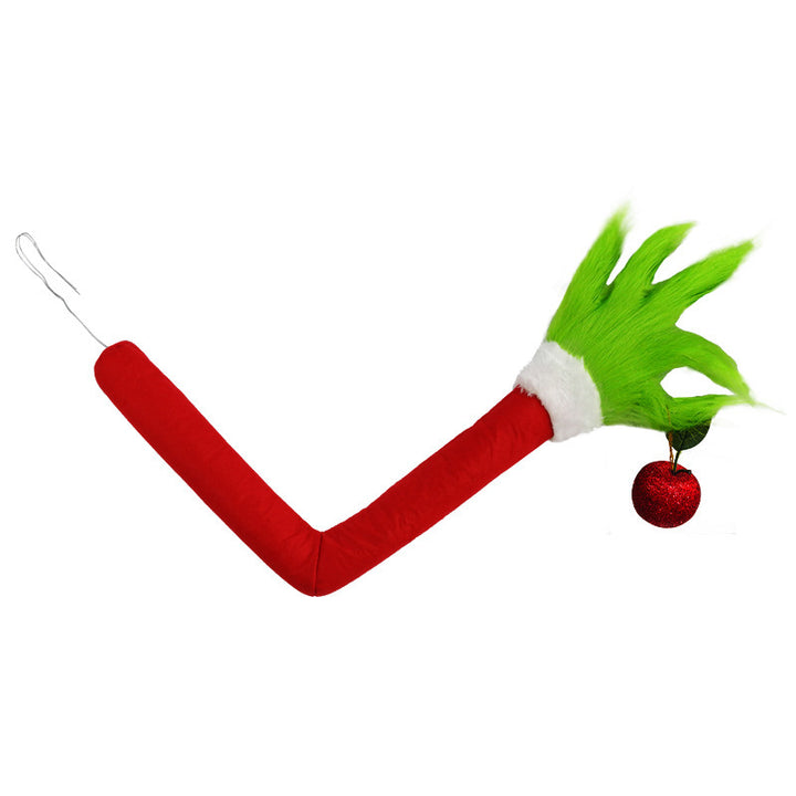 Lustige Weihnachtsmann-Handfigur