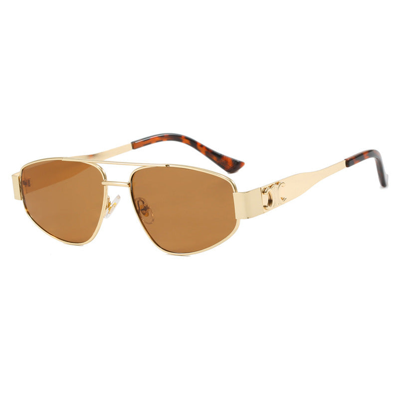 Damen Sportliche Sonnenbrille mit polarisierendem Gläser und elegantem Metallrahmen Karnz