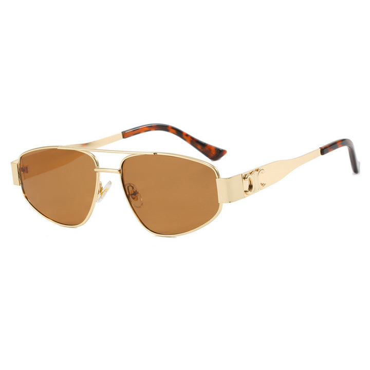 Damen Sportliche Sonnenbrille mit polarisierendem Gläser und elegantem Metallrahmen Karnz