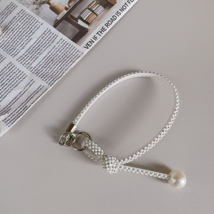 Elegante geknotte Perlenarmband-Band Karnz