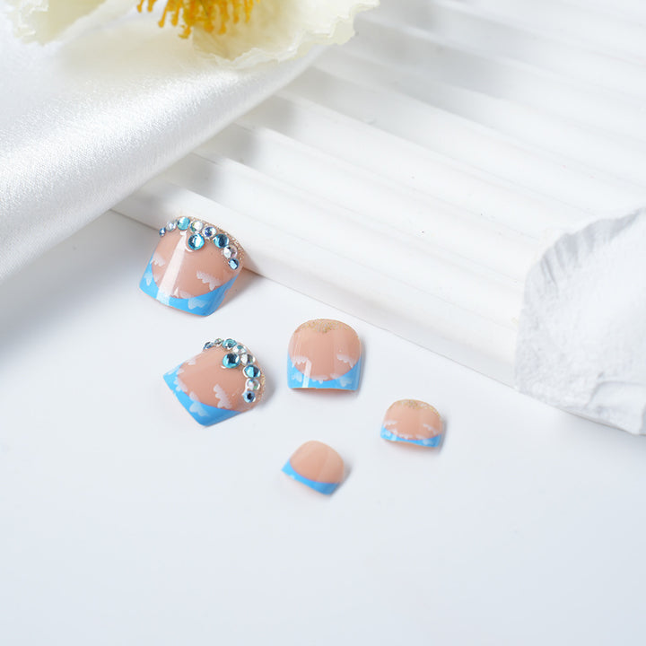 Künstlerisches Gel Press-On Nagel Set Karnz