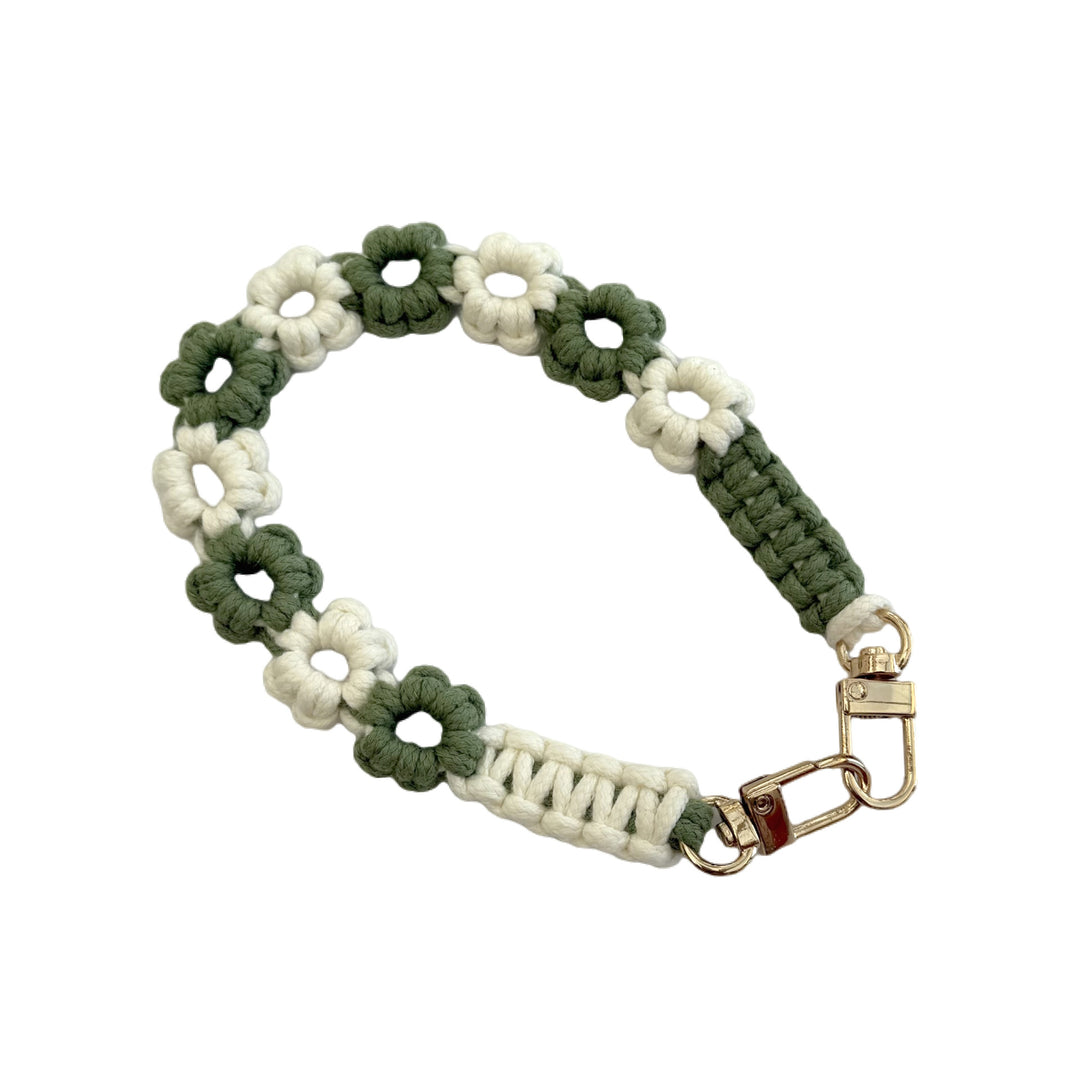Florale Makramee Brillenhalter Karnz