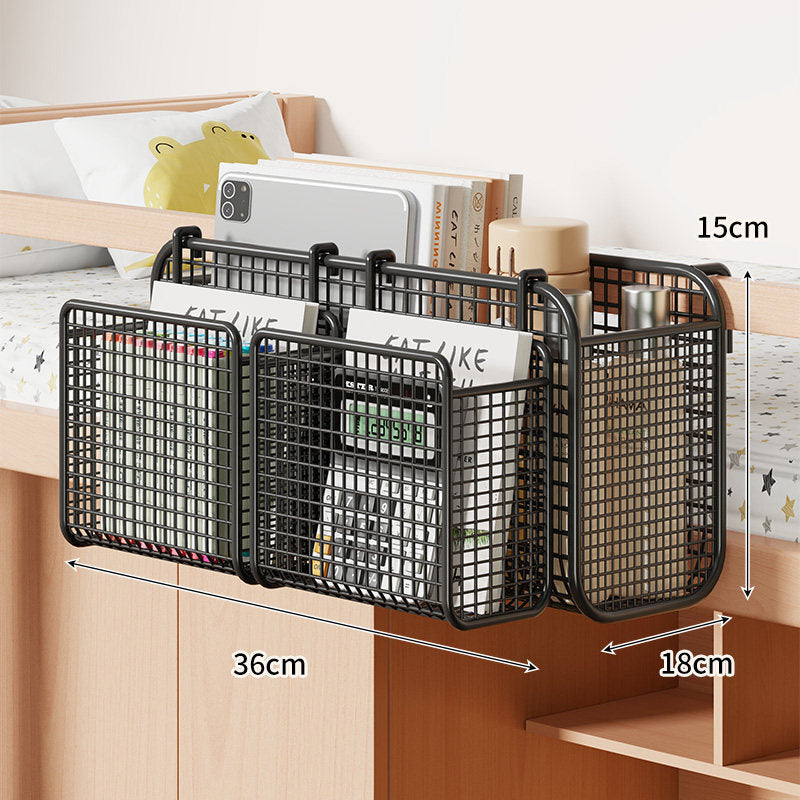 Überbett-Mesh-Dreifach-Aufbewahrungskorb