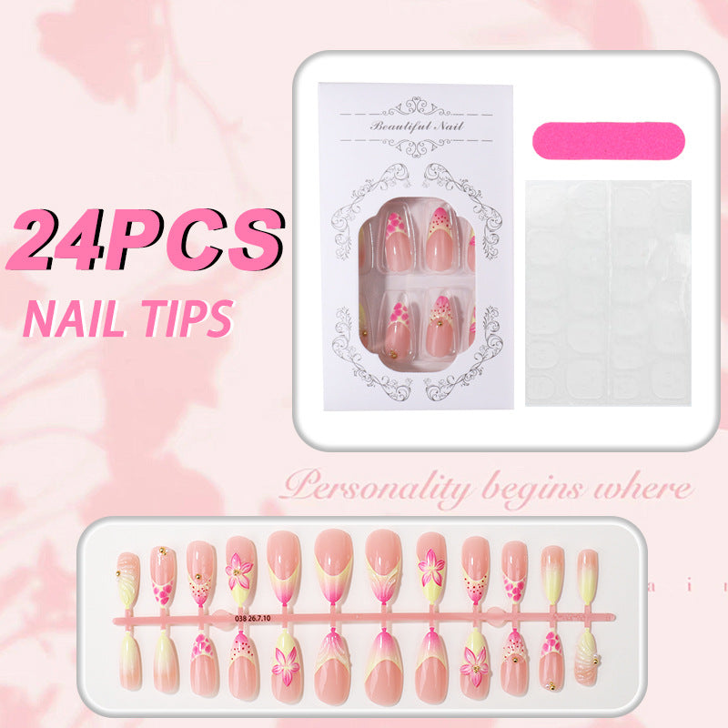 Premium Dekorative Gel-Nagelspitzen Karnz