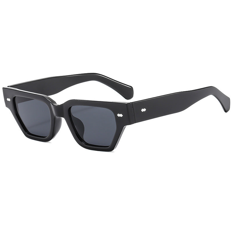 Geometrischer Rahmen Modischer Sonnenbrille Karnz