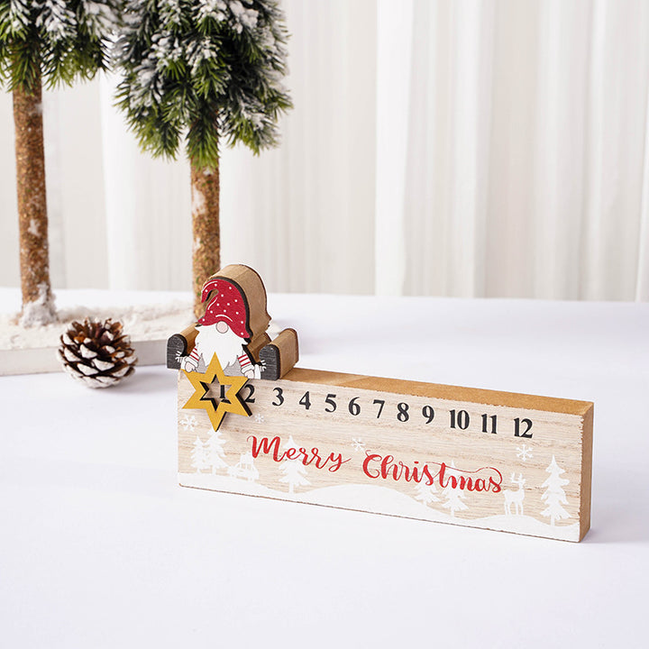 Adventskalender-Countdown Dekoration Karnz