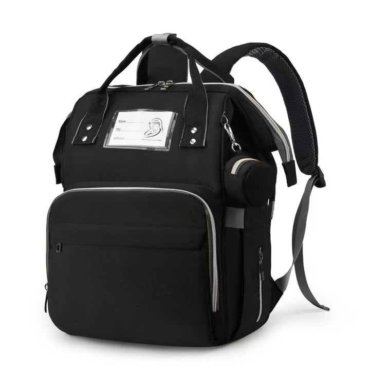 Multi-Compartment Funktionaler Wickelrucksack Karnz