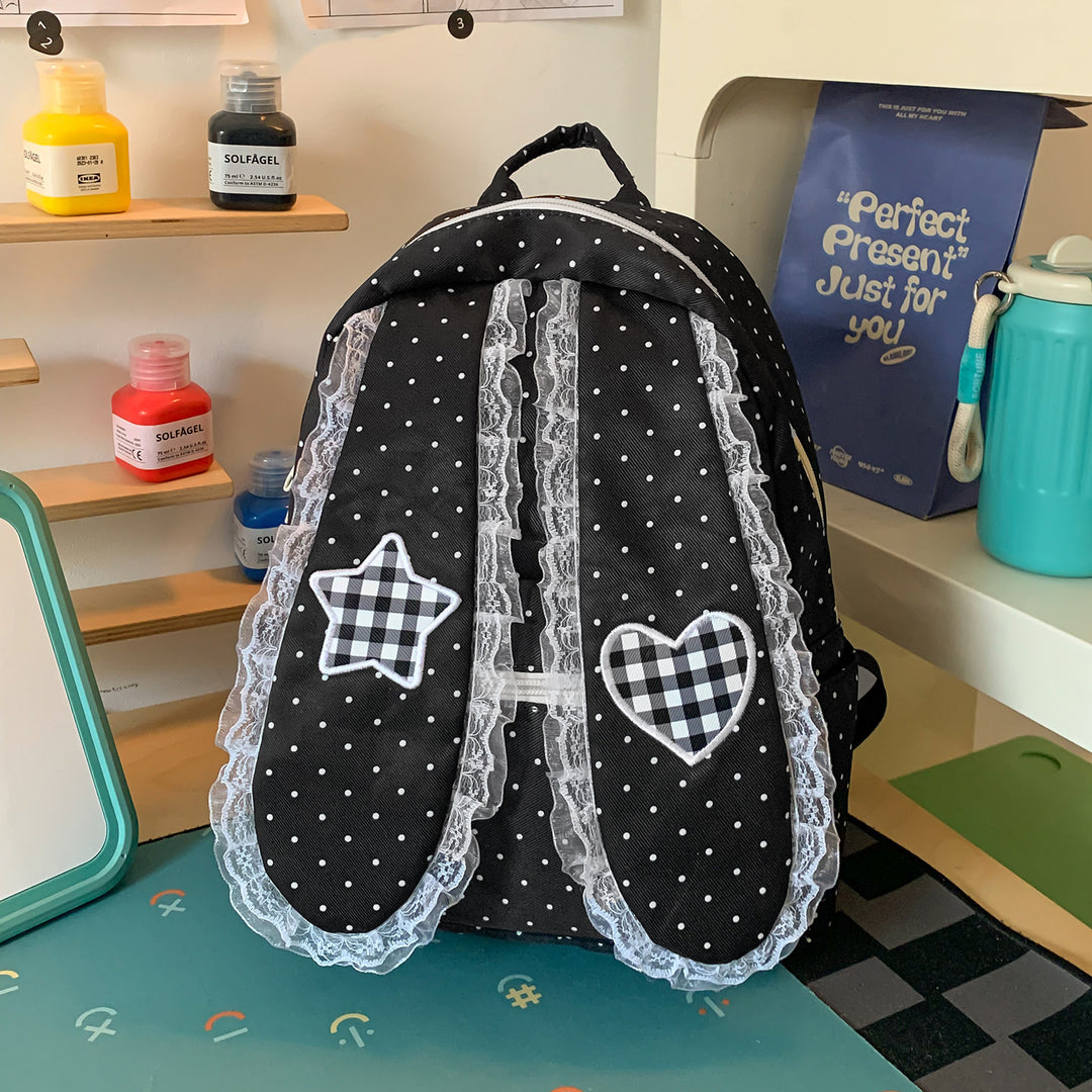 Charmante Bunny Ear Rucksack Karnz
