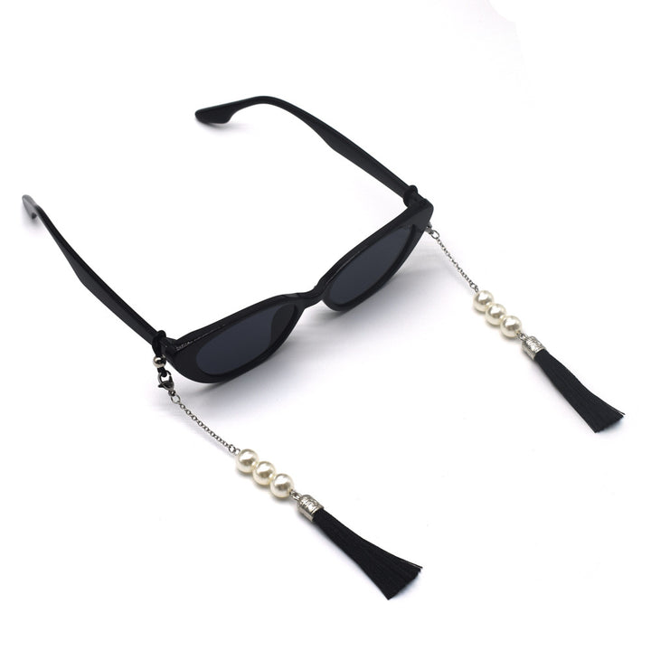 Eleganter Quaste Perlen Brillenhalter Karnz