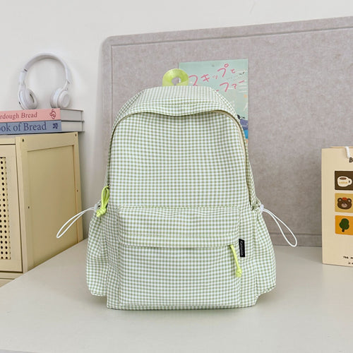 Vichy-Karo-Muster-Rucksack
