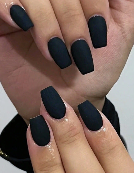 Künstlerische matte Press-On Nagelspitzen Karnz