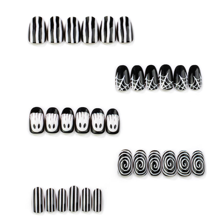 Halloween-Themen Hand Nail Art Set