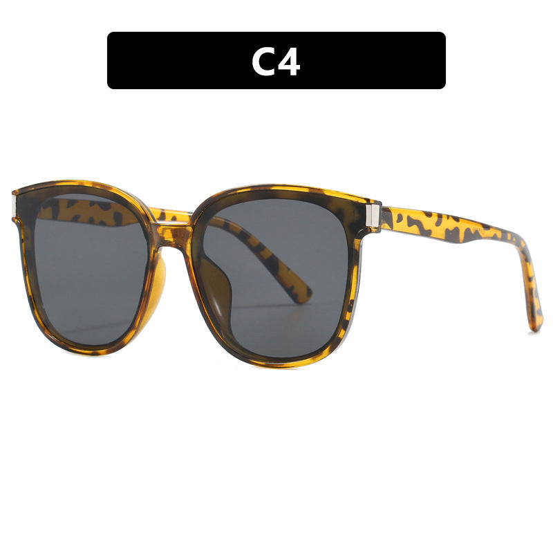 Damen modische Sonnenbrille mit hochwertigem, transparentem Kunststoffrahmen Karnz