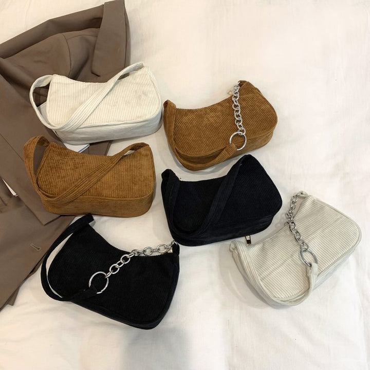 Modische Cord Handtasche Karnz