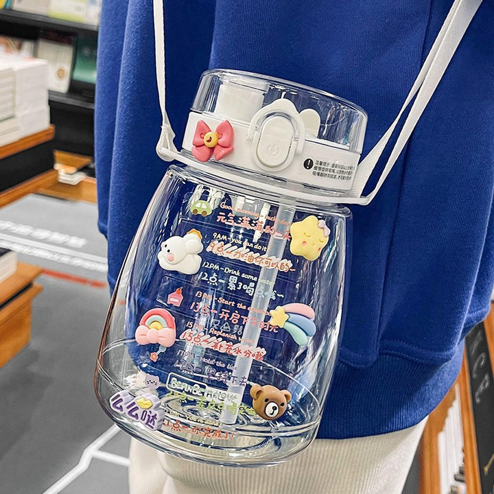 Damen Verspielte Trinkflasche mit tierischem Design Karnz