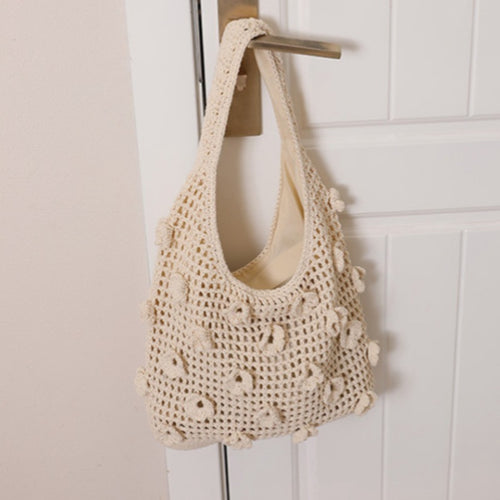 Damen Handgeknüpfte Blüten-Tasche Karnz