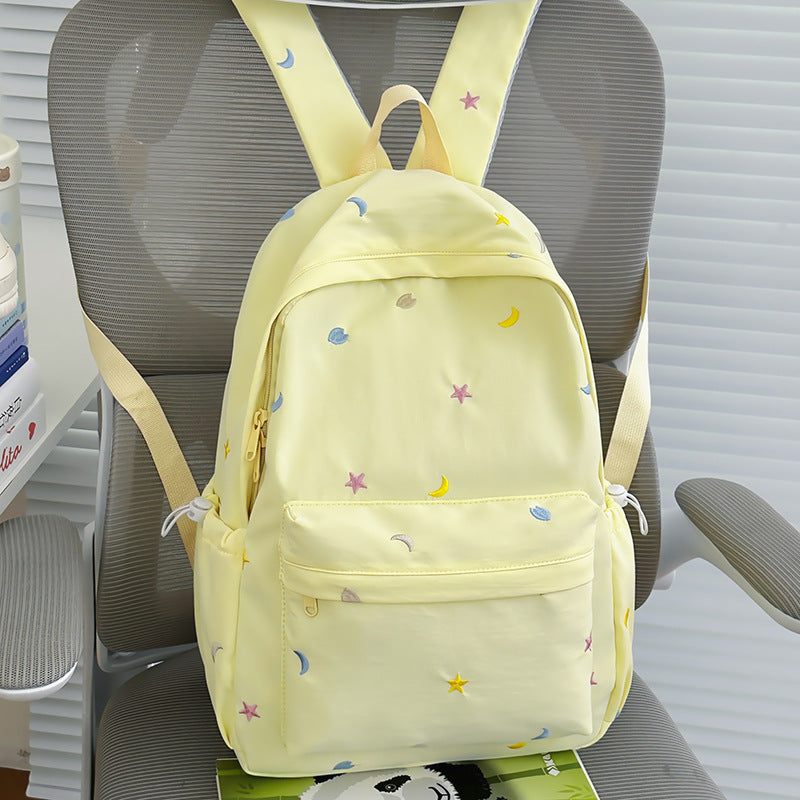 Gestickter Mond und Stern Rucksack Karnz