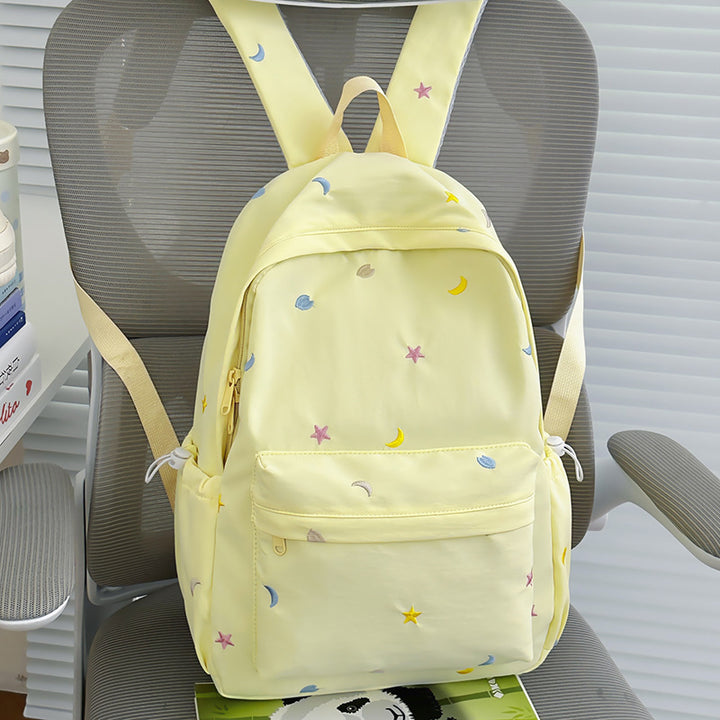Gestickter Mond und Stern Rucksack Karnz