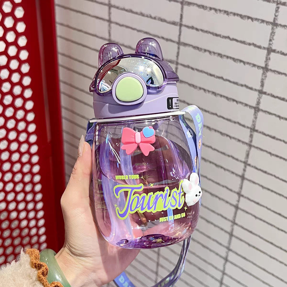 Damen Verspielte BPA-freie Trinkflasche mit einzigartigem Design Karnz