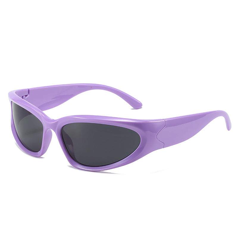 Damen sportliche Sonnenbrille mit ergonomischem Design und polarisierenden Gläsern Karnz