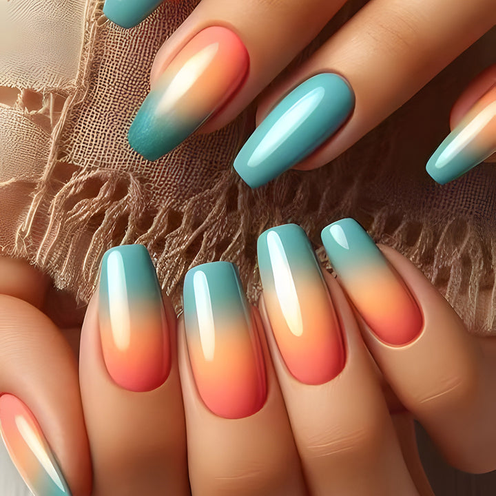 Ombre Press-On Nagelset Karnz