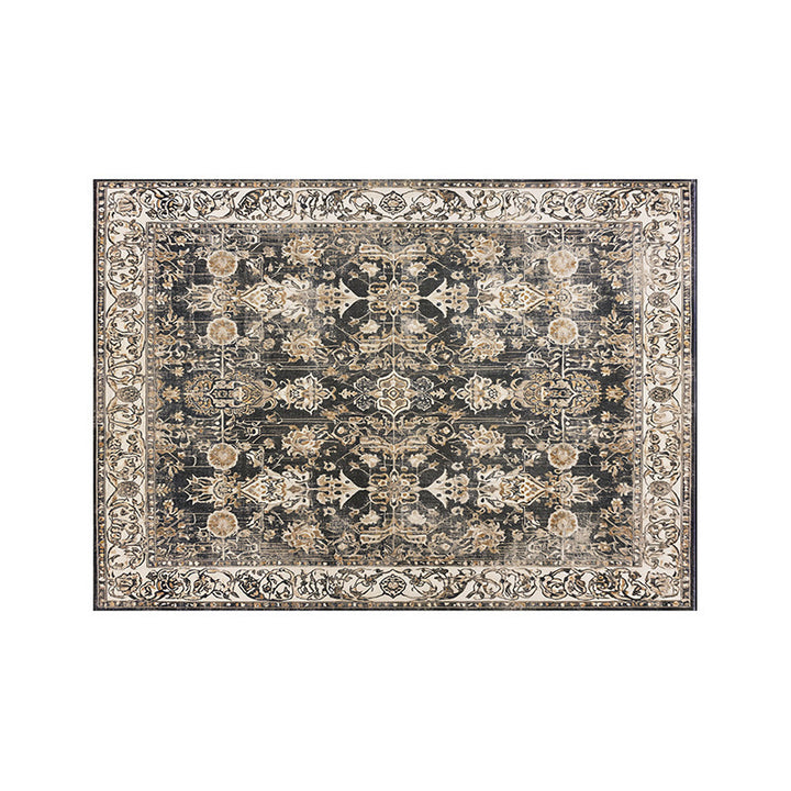 Vintage Floral Pattern Bereich Teppich Karnz