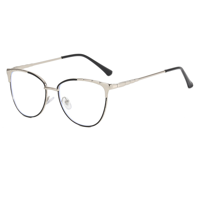 Damen Cat-Eye Brille mit feinen Metallakzenten Karnz