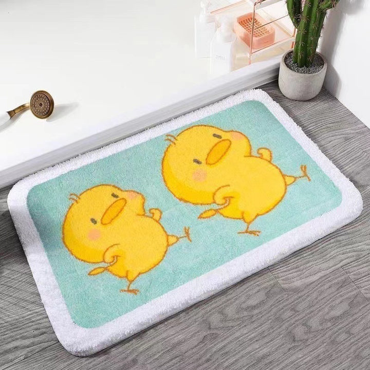 Verspielte katzenmotivierte Badematte