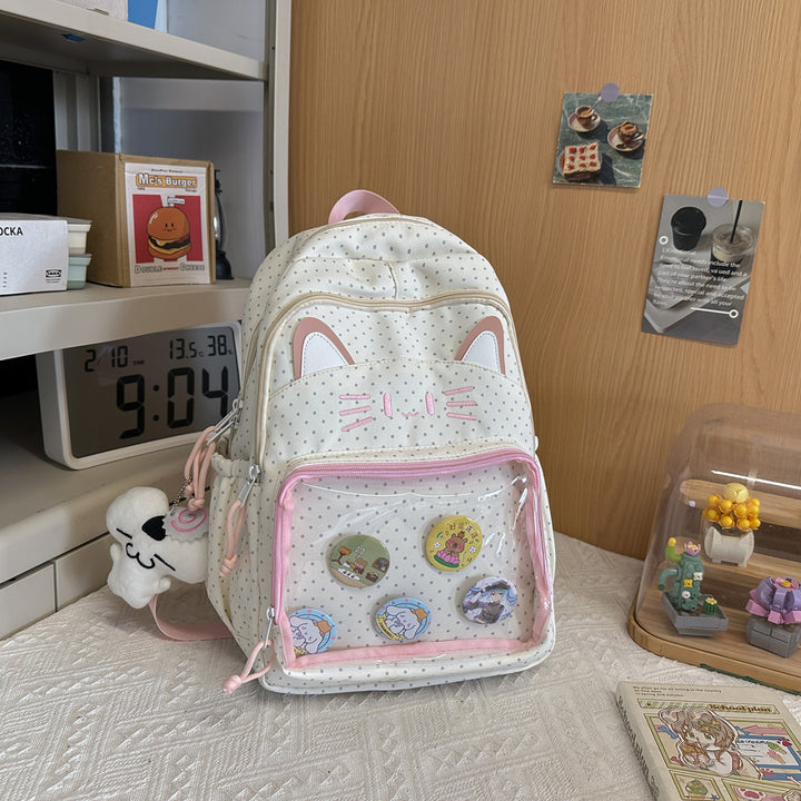 Verspielter Katzen-Themen-Rucksack