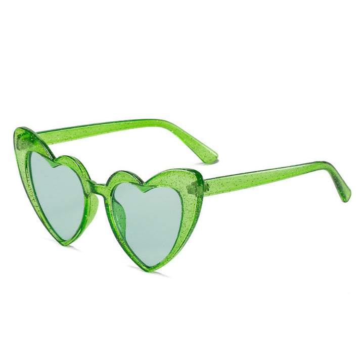 Herzförmige Mode-Sonnenbrille Karnz