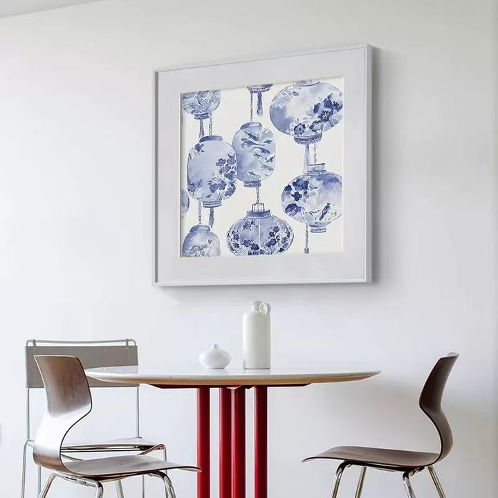 Gerahmte dekorative Laterne Kunst