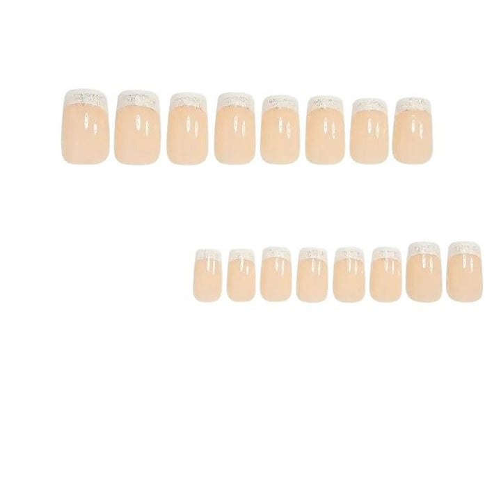 Klassische französische Spitzen-Nagelkunst Karnz