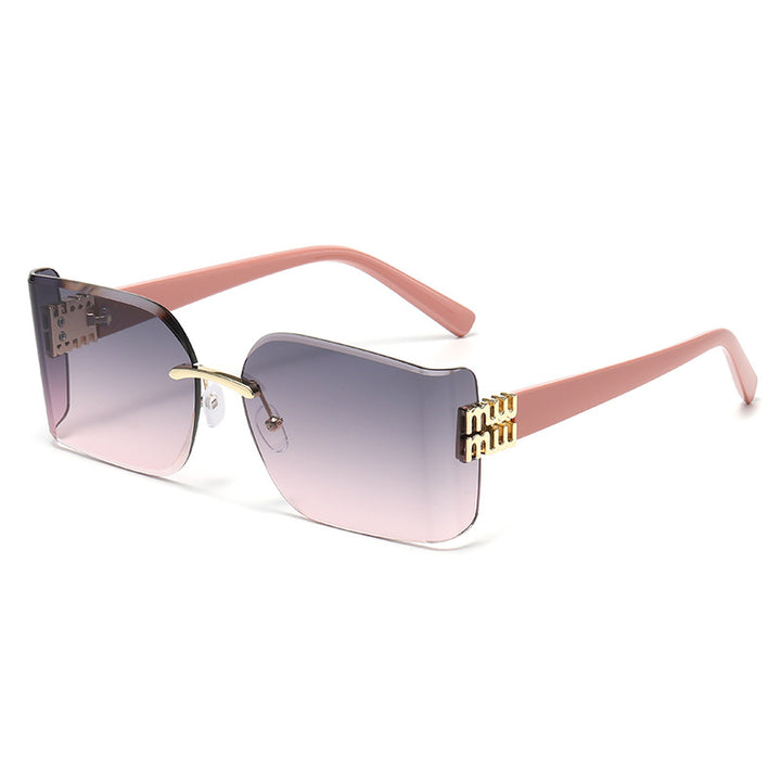 Elegante Übergroße Quadratische Sonnenbrille