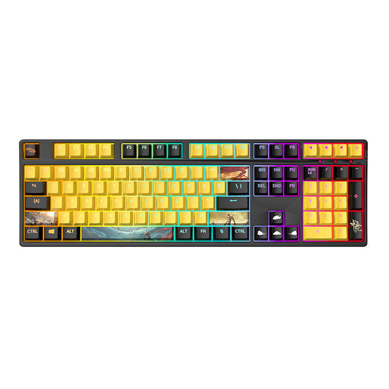 Custom Gaming-Tastatur mit RGB-Hintergrundbeleuchtung Karnz