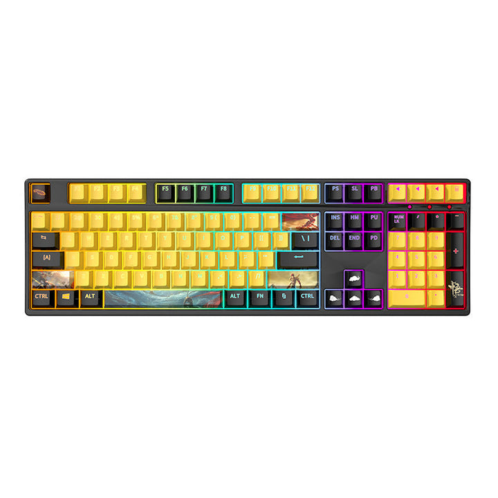 Custom Gaming-Tastatur mit RGB-Hintergrundbeleuchtung Karnz