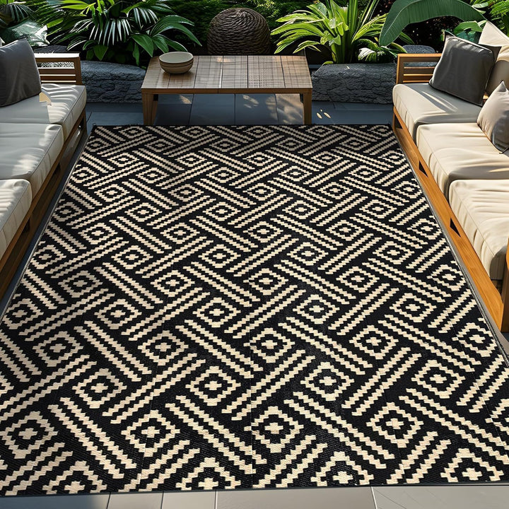 Outdoor Streifenmuster Patio Matte