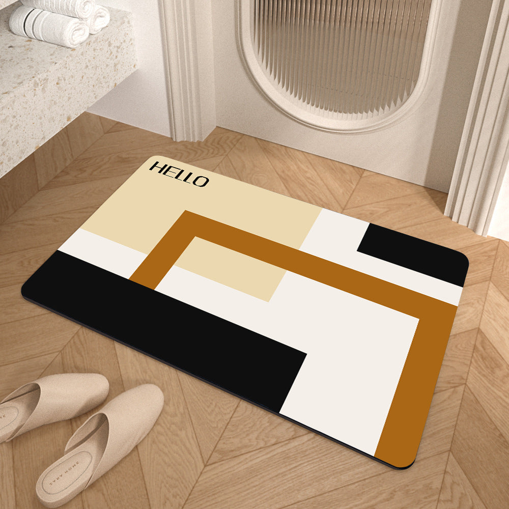 Modern Abstract Badmat Karnz